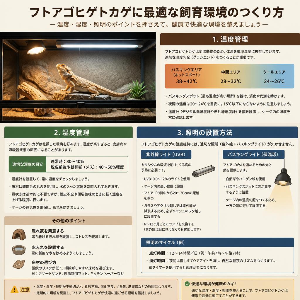 飼育環境の設定