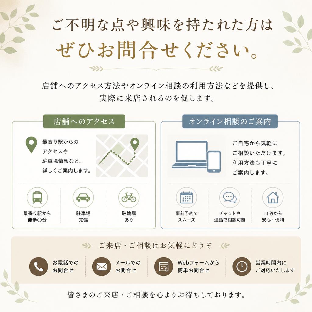お問い合わせ・アクセス方法